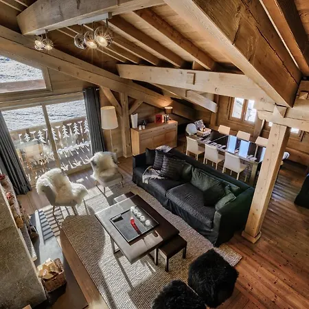 Luxurious Ski-in Ski-out Duplex On Slope Апартаменты Куршевель