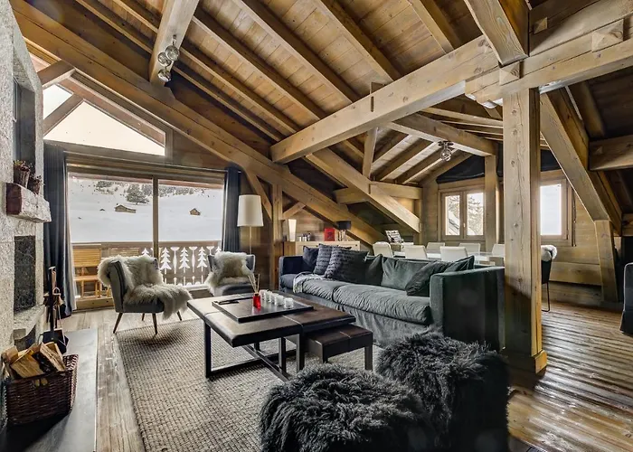 Luxurious Ski-in Ski-out Duplex On Slope * Courchevel