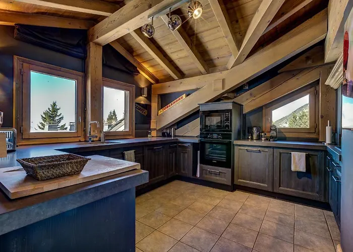 Luxurious Ski-in Ski-out Duplex On Slope Daire *