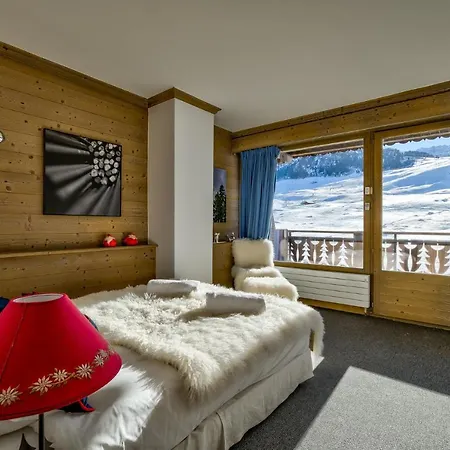 Lägenhet Luxurious Ski-in Ski-out Duplex On Slope *